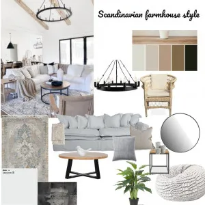 Scandinavian farmhouse Interior Design Mood Board by Elizma on Style Sourcebook