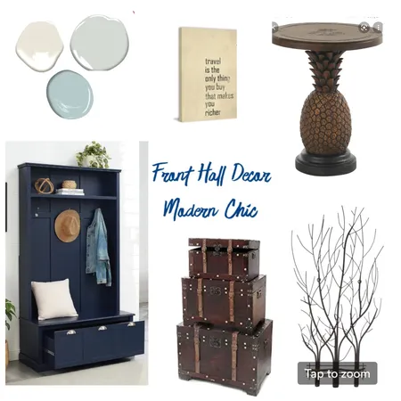 Modern Chic Front Hall Interior Design Mood Board by Candice on Style Sourcebook