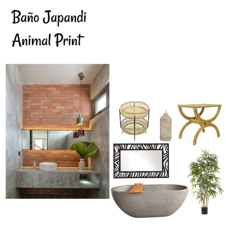 Japandi-animal print Interior Design Mood Board by AzulgranAcosta on Style Sourcebook