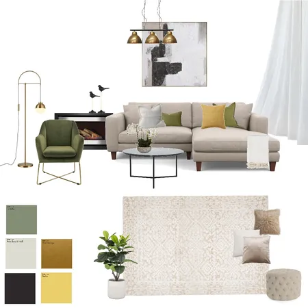 Living Room - Calm Interior Design Mood Board by NoaFeldman on Style Sourcebook