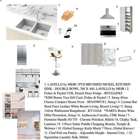 Kitchen renovation Interior Design Mood Board by Habiba on Style Sourcebook
