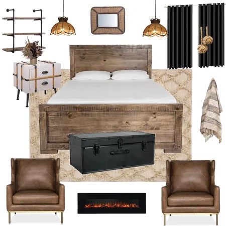 Fifty Shades of Brown Interior Design Mood Board by Maegan Perl Designs on Style Sourcebook