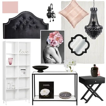Pink Chanel Interior Design Mood Board by Maegan Perl Designs on Style Sourcebook