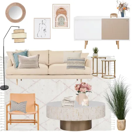 Ultimate Summer Escape Living Room Interior Design Mood Board by gemcnally@gmail.com on Style Sourcebook