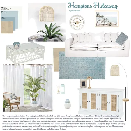 Hamptons Hideaway Interior Design Mood Board by Chavvah on Style Sourcebook