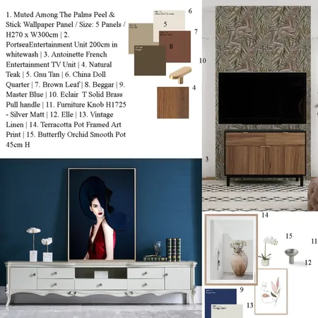 tv stand idea Interior Design Mood Board by Betty Karountzou on Style Sourcebook