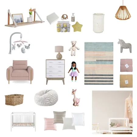 Baby Room Interior Design Mood Board by NoaFeldman on Style Sourcebook