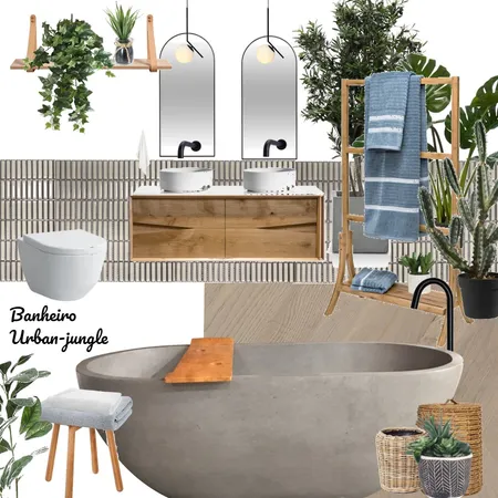 wc urban jungle Interior Design Mood Board by Evelyn on Style Sourcebook