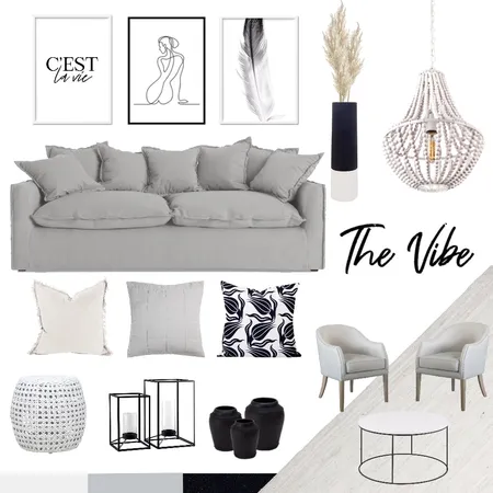 Black and White Interior Design Mood Board by VictoriaEdesigner on Style Sourcebook