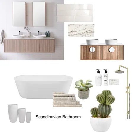 Scandinavian Bathroom Interior Design Mood Board by Tabitha Sidrabs on Style Sourcebook