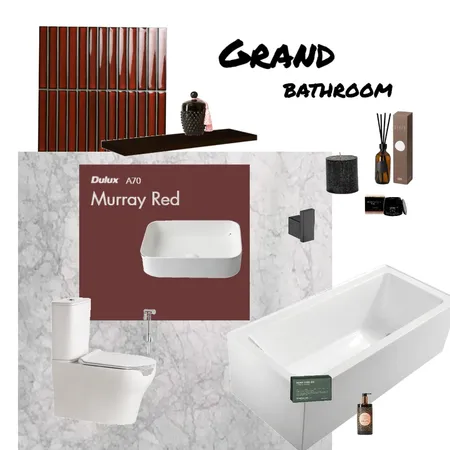 Grand bathroom Interior Design Mood Board by Rena Akhundova on Style Sourcebook