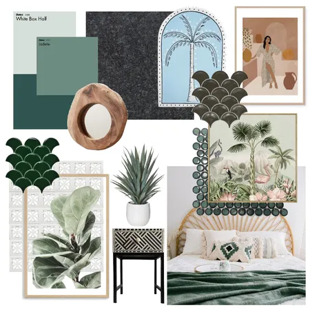 Tranquil green Interior Design Mood Board by Flavorchem on Style Sourcebook