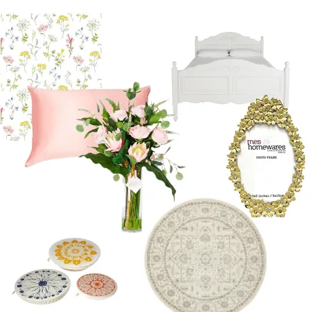 Cottagecore Bedroom Interior Design Mood Board by mallovespillows#1 on Style Sourcebook