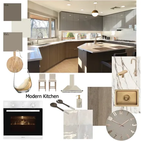 Modern  Kitchen Interior Design Mood Board by sydneyb30 on Style Sourcebook