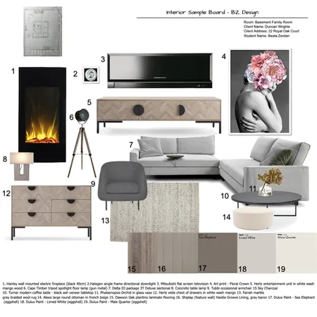 family room ass.10 #6 Interior Design Mood Board by beata zwolan on Style Sourcebook