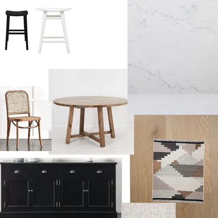 Kitchen Black and Oak Chairs Interior Design Mood Board by Stephsul on Style Sourcebook