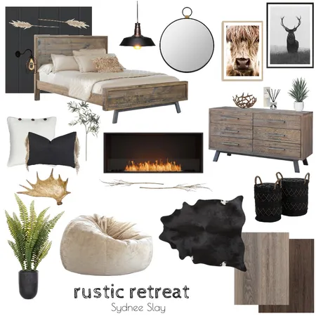 Rustic retreat Interior Design Mood Board by sydneeslay1 on Style Sourcebook