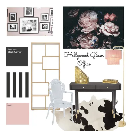 Hollywood Glam Office Interior Design Mood Board by CarrieHerrington on Style Sourcebook