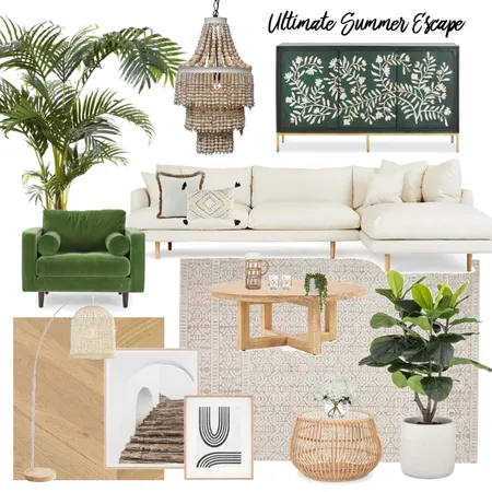 Ultimate Summer Escape at home Interior Design Mood Board by belindasurvilla on Style Sourcebook