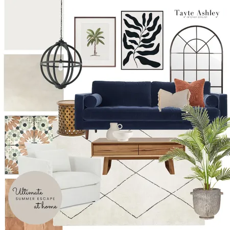 Modern Mediterranean Living Interior Design Mood Board by Tayte Ashley on Style Sourcebook