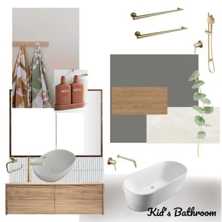 Kid's Bathroom Interior Design Mood Board by JackieK on Style Sourcebook