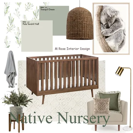 Native Nursery Interior Design Mood Board by STUDIO88 INTERIORS on Style Sourcebook