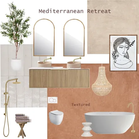 Main Bathroom Interior Design Mood Board by Nikea Haley on Style Sourcebook