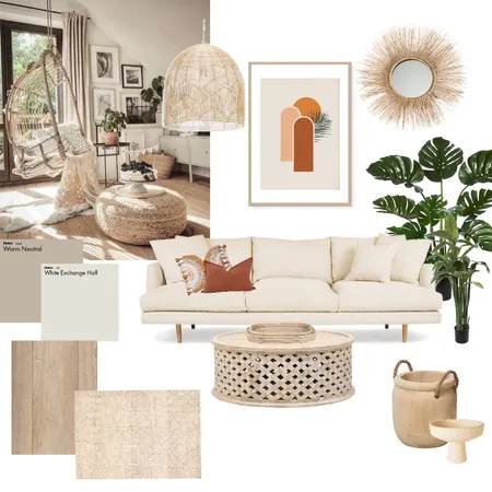 Bohemian Mood Board Interior Design Mood Board by Razan Osman on Style Sourcebook