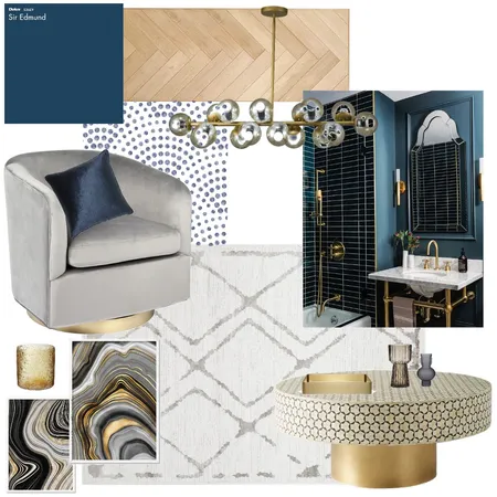 Moody Art Deco Interior Design Mood Board by jadamiles on Style Sourcebook