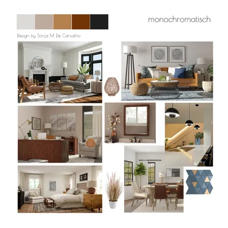 monochrome Interior Design Mood Board by Sonja on Style Sourcebook