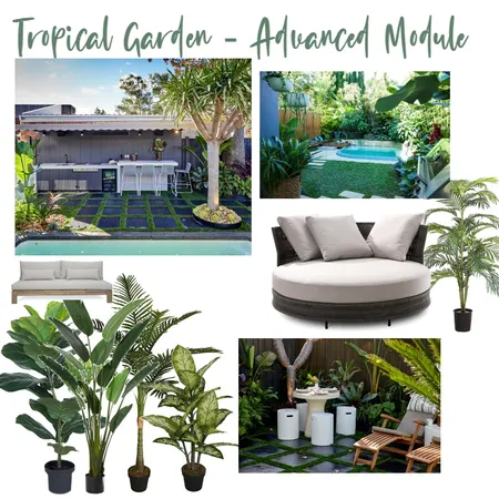 Tropical Garden - Advanced Module Interior Design Mood Board by Mallorie on Style Sourcebook
