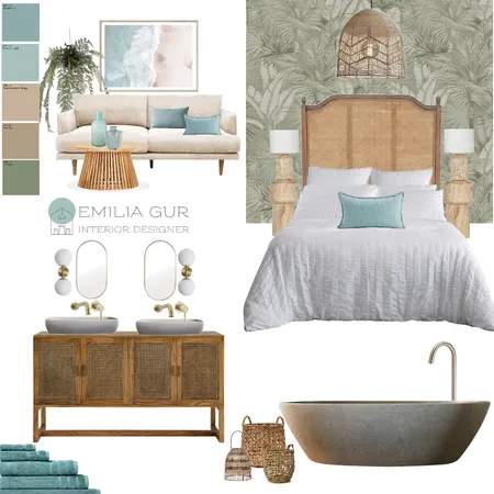 חדר במלון Interior Design Mood Board by emilia gur on Style Sourcebook