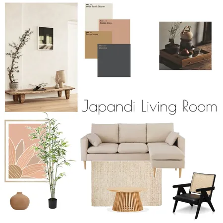 Japandi liv Interior Design Mood Board by alexa7 on Style Sourcebook