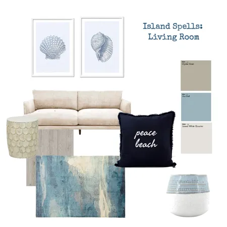 Living Room Interior Design Mood Board by Island Spells Designs on Style Sourcebook