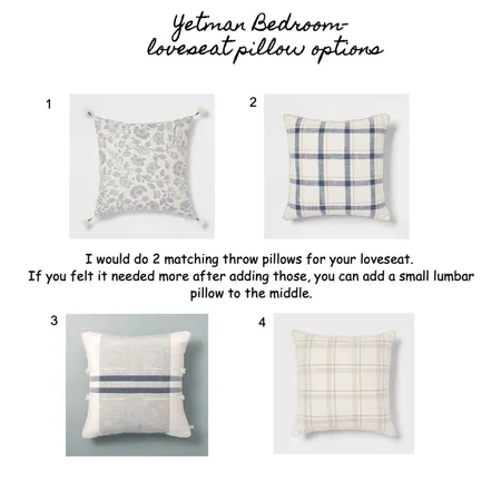 Yetman loveseat pillows Interior Design Mood Board by Katy Moss Interiors on Style Sourcebook