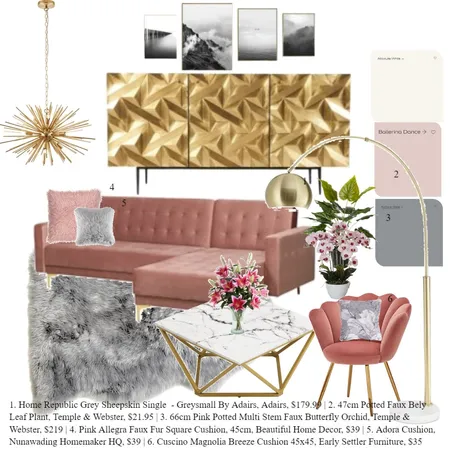 Living Room Mood Board Interior Design Mood Board by Aileen Andrews Interiors on Style Sourcebook