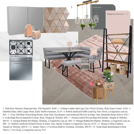 Kitchen Diner Mood Board Interior Design Mood Board by Aileen Andrews Interiors on Style Sourcebook