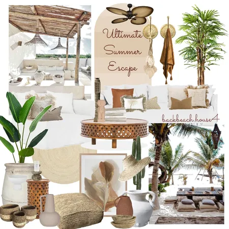 Ultimate Summer Escape Living Room (Moroccan Holiday Vibes!) Interior Design Mood Board by backbeach.number4 on Style Sourcebook