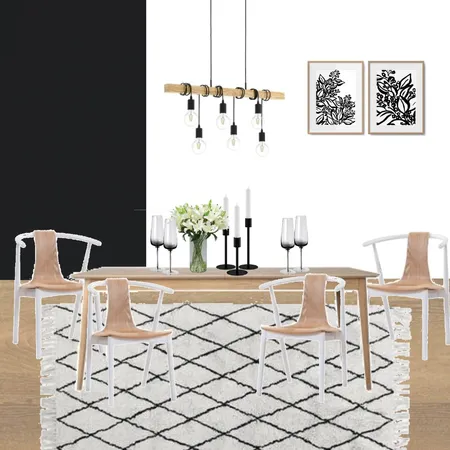 Scandi Dining Room Interior Design Mood Board by Joanne Marie Interiors on Style Sourcebook