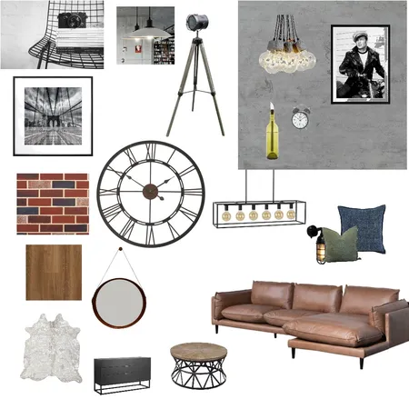 Industrial Interior Design Mood Board by xLatiziax on Style Sourcebook