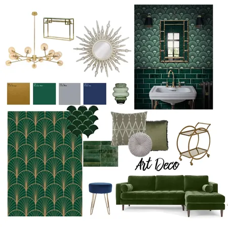 Art Deco Interior Design Mood Board by louisebliim on Style Sourcebook