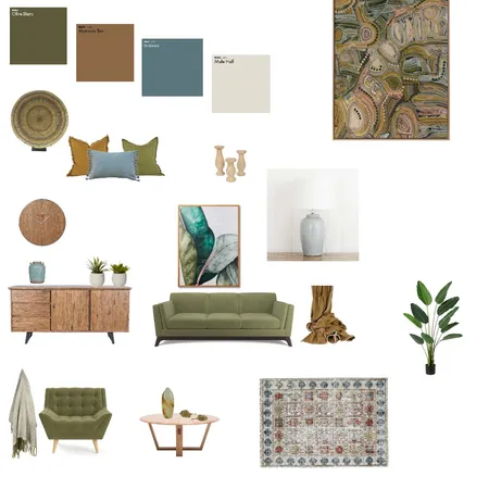 green blue Interior Design Mood Board by debra galura on Style Sourcebook