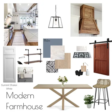 Module 3 Modern Farmhouse Interior Design Mood Board by Jillianmelle on Style Sourcebook