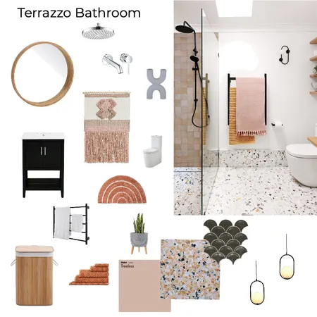 Terrazzo bathroom Interior Design Mood Board by sydneyb30 on Style Sourcebook