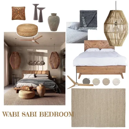 Wabi Sabi Bedroom Interior Design Mood Board by kaylacronje on Style Sourcebook
