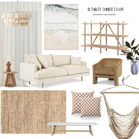 Ultimate Summer Escape _ Lounge Lovers Interior Design Mood Board by Oleander & Finch Interiors on Style Sourcebook