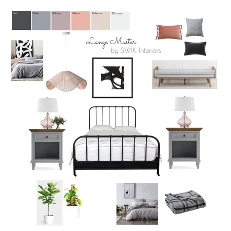 Master Bedroom Initial Ideas Interior Design Mood Board by Libby Edwards Interiors on Style Sourcebook
