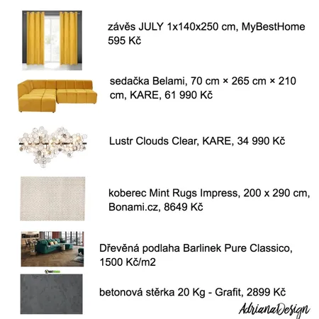 Zoznam k ukolu Obyvacka Interior Design Mood Board by Aikalajka on Style Sourcebook