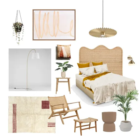 Moroccan Contemp Bed Interior Design Mood Board by stephanient on Style Sourcebook