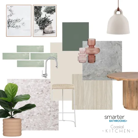 Coastal Kitchen Interior Design Mood Board by smarter BATHROOMS + on Style Sourcebook